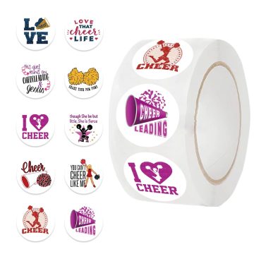 Cheerleader Graffiti Roll Stickers for Stationery Computer Luggage Helmet Car Wall