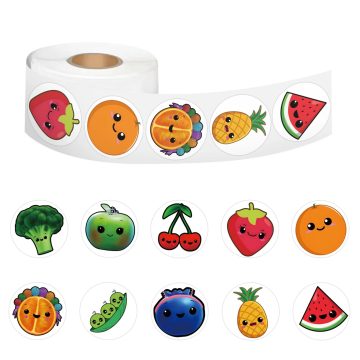 Fruits Balloon Reward Stickers - Birthday Fridge Decor Stationery