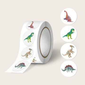 Cartoon Animal Thank You Reward Stickers - Game DIY Gift Sealing Decoration