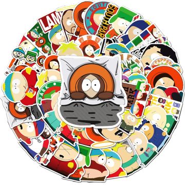 Parks In South Cartoon Stickers - Waterproof Anime Decals for Gifts