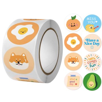 Cute Rabbit Stickers for Children Stationery and Gift Seal Labels