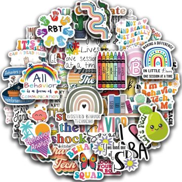 Colorful Good Day ABA Stickers for Scrapbooking and Luggage