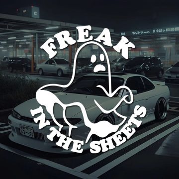 Freak in the Sheets Funny Sticker - Car Truck Motorcycle Laptop Decal