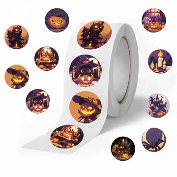 Halloween Pumpkin Cartoon Stickers for Kids Rewards and Gifts