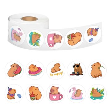 Cute Capybara Animal Stickers DIY Scrapbook Phone Reward Seal Wall Decor