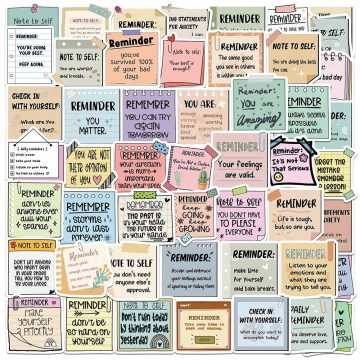 Motivational Reminder Stickers for Kindle Teacher Notebook