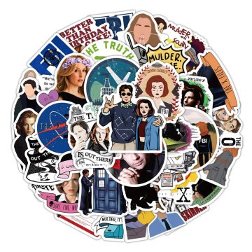 Crime Thriller TV Series The X-Files Stickers - Decals for Laptop Guitar Book