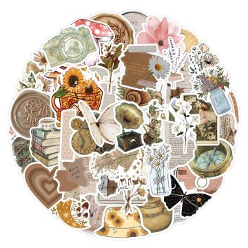 Vintage Art Cartoon Graffiti Stickers - for Laptop Phone Suitcase Fridge Guitar Car Decoration