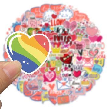 Valentine Love Stickers For Notebook Car Laptop Scrapbooking Craft