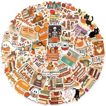 Bookish Reading Aesthetic Stickers for Kindle & Diary