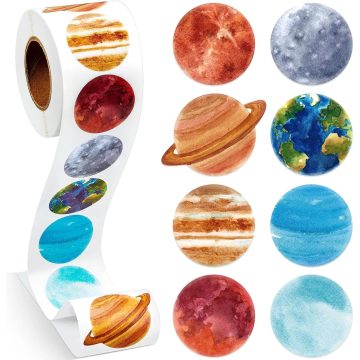 Space Planet Reward Stickers - School Scrapbooking Diary Decor