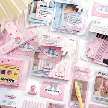 Korean Cute Girl Scrapbooking Stickers for Albums and DIY Decor