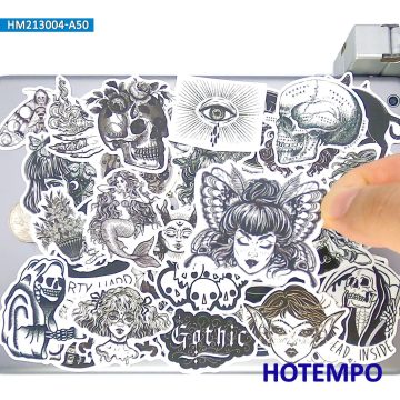 Gothic Style Witch Magic Fairy Dark Retro Art Stickers for DIY Creative Decoration