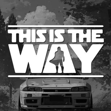 This Is The Way Creative Fun Car Sticker
