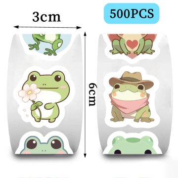 Cartoon Frog Reward Stickers for Kids Toys Gift Decoration Teacher Student