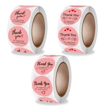 Small Business Thank You Stickers for Packaging and Branding