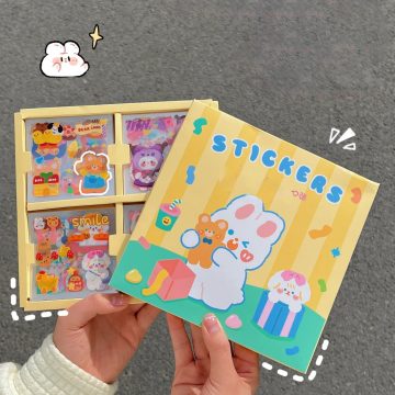 Cartoon Cute Sticker Pack Handbook Material Waterproof Handbook Sticker