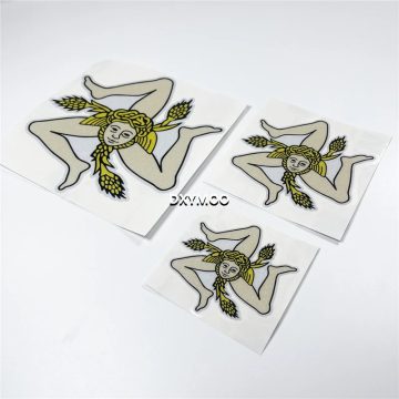 Sicily Island Car Stickers Italian Theme Vinyl Decals for Cars & Trucks