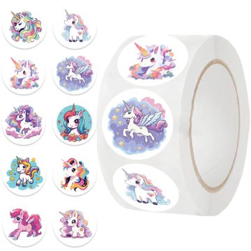 Cute Cartoon Unicorn Sticker Childrens Reward Gift Teacher Encouragement Student Stationery