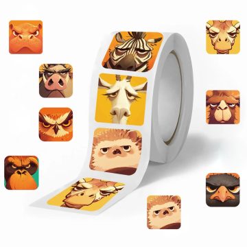 Animal Roll Reward Stickers for Kids