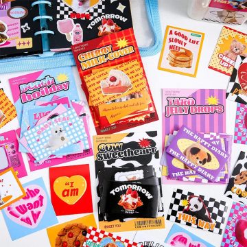 Sweet Pictorial Series Scrapbooking Stickers for Journals