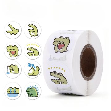 Crocodile Animal Reward Stickers Student Praise Work Stationery