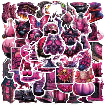 Gothic Forest Witch Magic World Stickers - Aesthetic Scrapbooking Decals for Skateboard Laptop Car