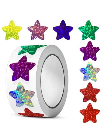 Holographic Venus Stickers Roll for Reward Crafts Classroom Supplies