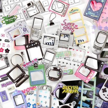 Retro Paper Decorative Stickers DIY Collage and Journal Use