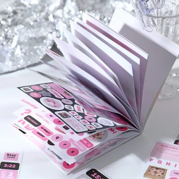 Aesthetic Landscape Stickers for DIY Journals and Scrapbooking