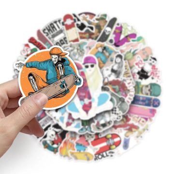 Skateboard Sport Stickers for Bicycle Guitar DIY Graffiti