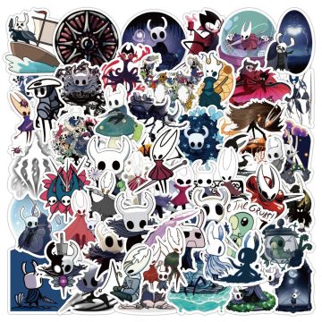 Hollow Knight Graffiti Stickers for Laptop Phone Luggage Skateboard Car