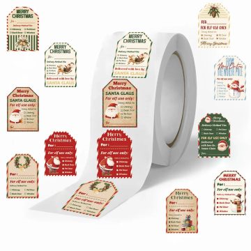 Christmas Gift Seal Reward Stickers Scrapbooking Decoration School Students Cute Cartoon Encouragement