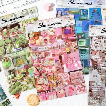 Showa Memories Stickers Cute Vintage Journal and Camera Decorations