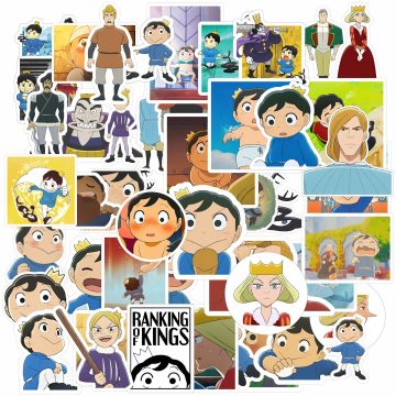 Ranking of Kings Cartoon Stickers - Funny Caricature Decals Multi-Surface