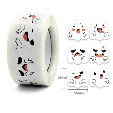 Self-Adhesive Halloween Candy Packaging Sealing Craft Stickers