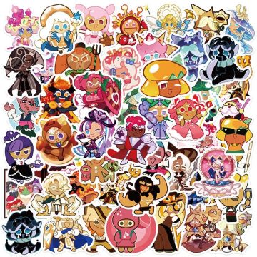 Cookie Run Kingdom Stickers for Luggage, Car, Water Cup, Phone, Laptop, and Refrigerator