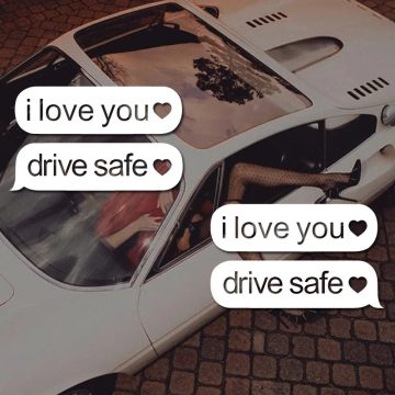 Drive Safe Funny Sticker - Automotive Exterior Accessory Decal