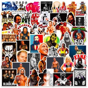 WWE PVC Decal Stickers for Car Backpack Laptop