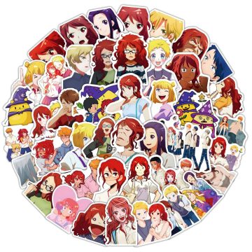 Anime Romantic Killer Graffiti Stickers for Luggage