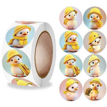 Duck Stickers Reward and Sealing Labels for Scrapbooking and Handmade Cards