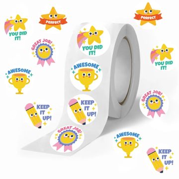 Colorful Star Reward Stickers for Kids School Classroom Teacher DIY Craft