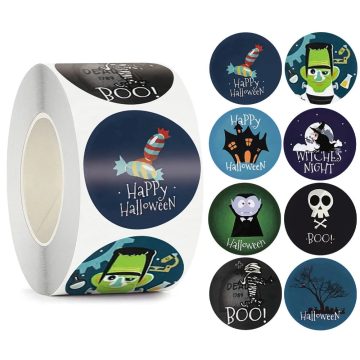Pumpkin Witch Candy Box Gift Sealing Stickers