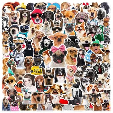 Cute Dog PVC Sticker - Aesthetic Korean Children's Stationery for School Supplies, Scrapbooking