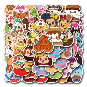 Cartoon Munchlings Stickers for Laptop, Phone, Water Bottle, Scooter, Suitcase, Refrigerator, Stationery