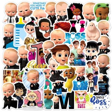 Baby Boss Anime Stickers Fun Cartoon Decals for Phone, Laptop, Scooter