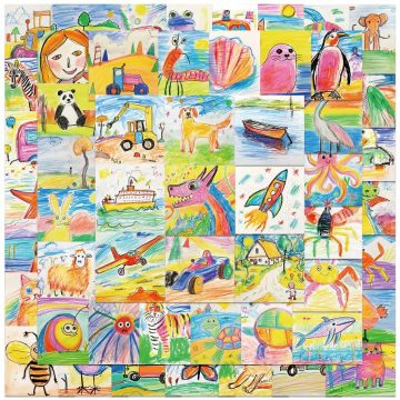 Cute Cartoon Painting Stickers Decals for DIY Phone Suitcase Notebook Fridge Bike Guitar