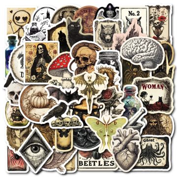 Dark Pharmacist Potion Bottle Anime Stickers for Notebook Phone