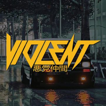 Violent JDM Style Decal for Vehicles and Laptops