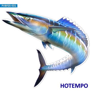 Big Fish Tuna Snapper Perch Waterproof Stickers for Fisherman Laptop Luggage Boat Motorcycle Car